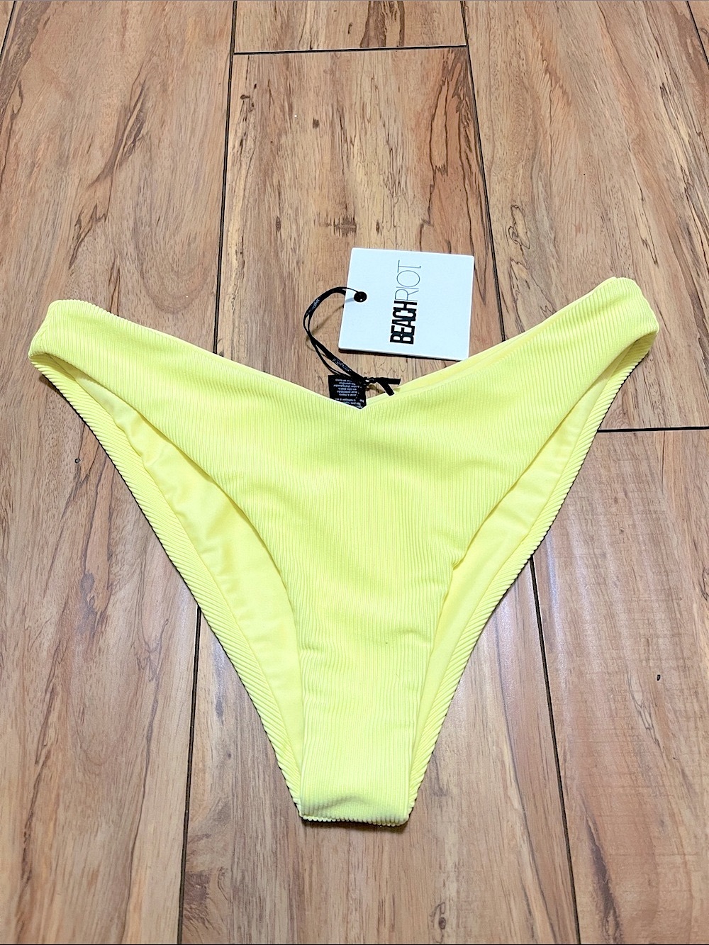 NWT Beach Riot Vanessa Bikini Bottom in Butter Blossom - Picture 5 of 8